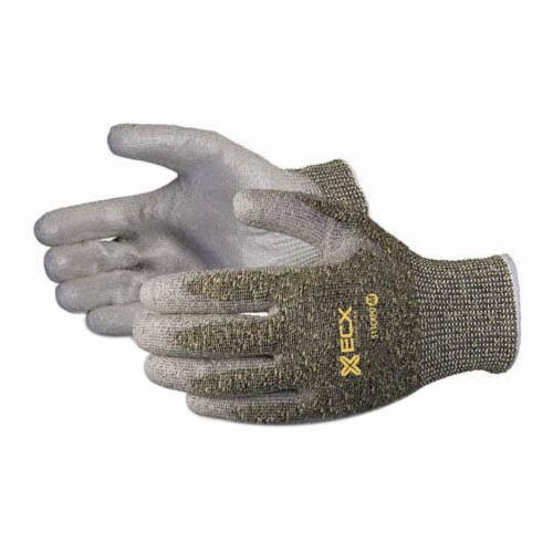 Reusable Gloves Superior Glove S13CXPU-6 Blended Kevlar/Steel Gloves with Polyurethane Coated Palms (Size 6)