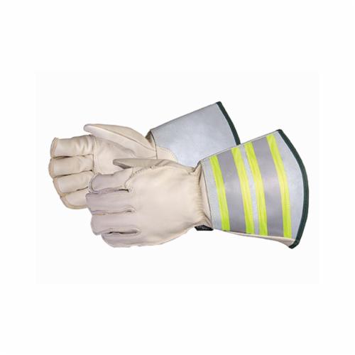 Reusable Gloves Superior Glove 365DLX2TLX Deluxe Linemans Glove Thinsulate Lined/Kevlar Sewn - 2 Inch Reflective Cuff (X-Large)