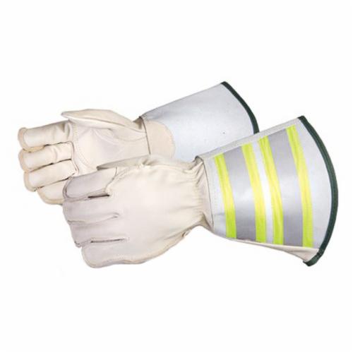 Reusable Gloves Superior Glove 365DLX6S Deluxe Lineman Glove Kevlar Sewn - 2 Inch Reflective Cuff (Small)