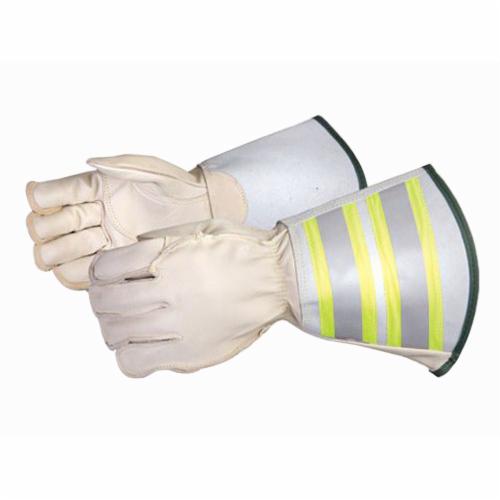 Reusable Gloves Superior Glove 365DLXFTLL Deluxe Lineman Glove Thinsulate Lined Kevlar Sewn - 6 Inch Reflective Cuff (Large)