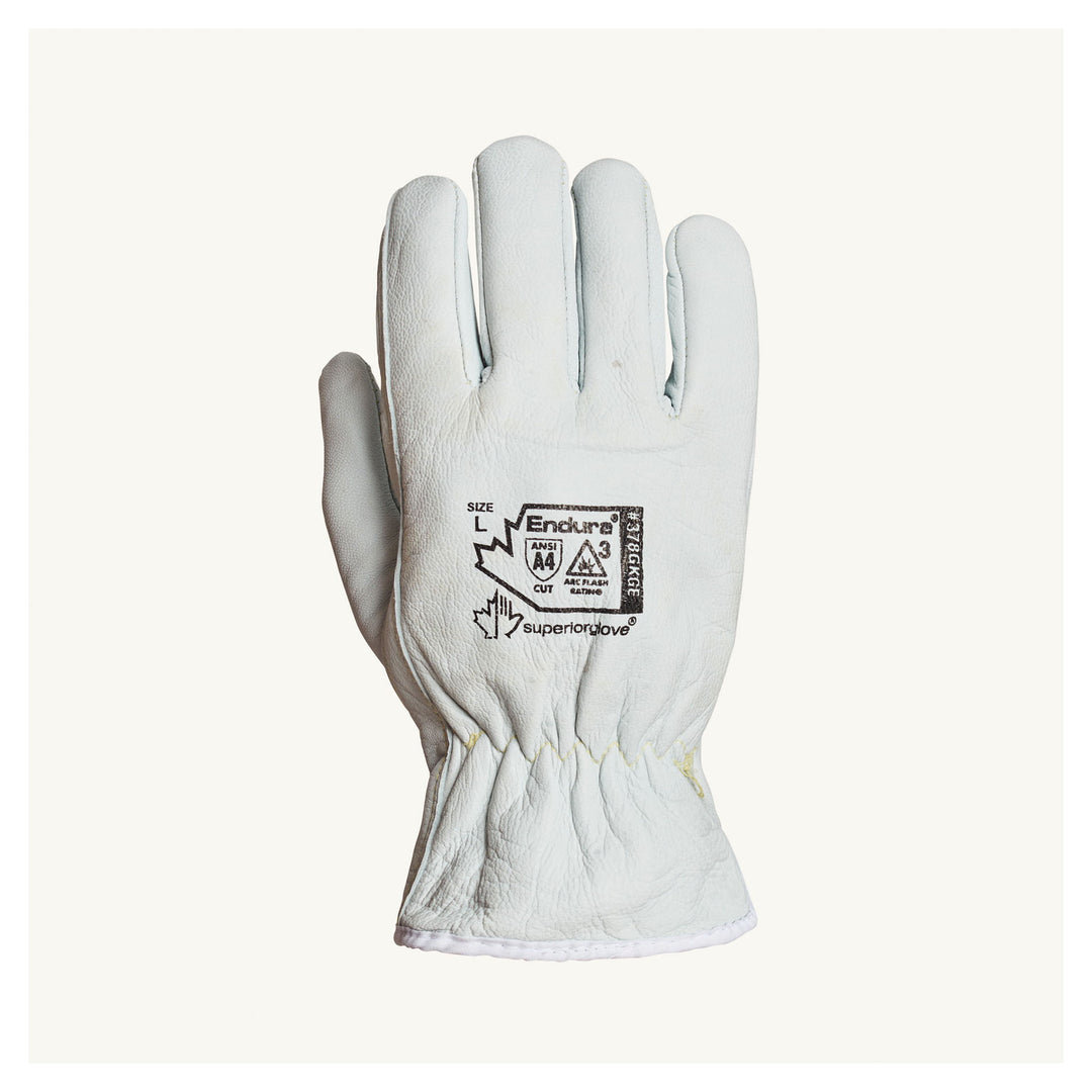 Reusable Gloves Superior Glove 378GKGES Goat-Skin Drivers Gloves with Blended Kevlar Lining (Small)