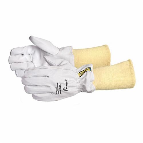 Superior Glove 378GKGL5KM Endura Grain Goatskin Drivers Gloves Blended Kevlar Lined 5 Kevlar Knitwrist Ansi A4 Cut Superior