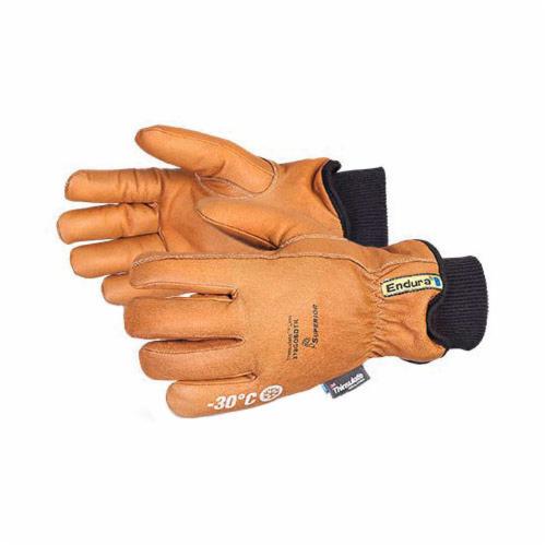 Reusable Gloves Superior Glove 378GOBDTKXL Oilbloc Goat-Skin Drivers Glove with Deluxe 200G Thinsulate Lining and Knitwrist Cuff (X-Large)