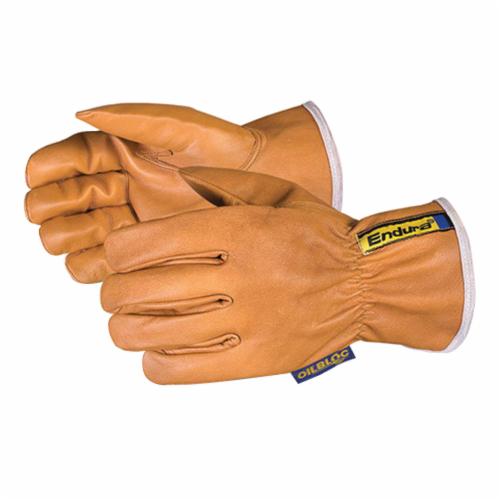 Reusable Gloves Superior Glove 378GOBKLL Oilbloc Goat-Skin Drivers Gloves with Keystone Thumb and Kevlar Lining (Large)