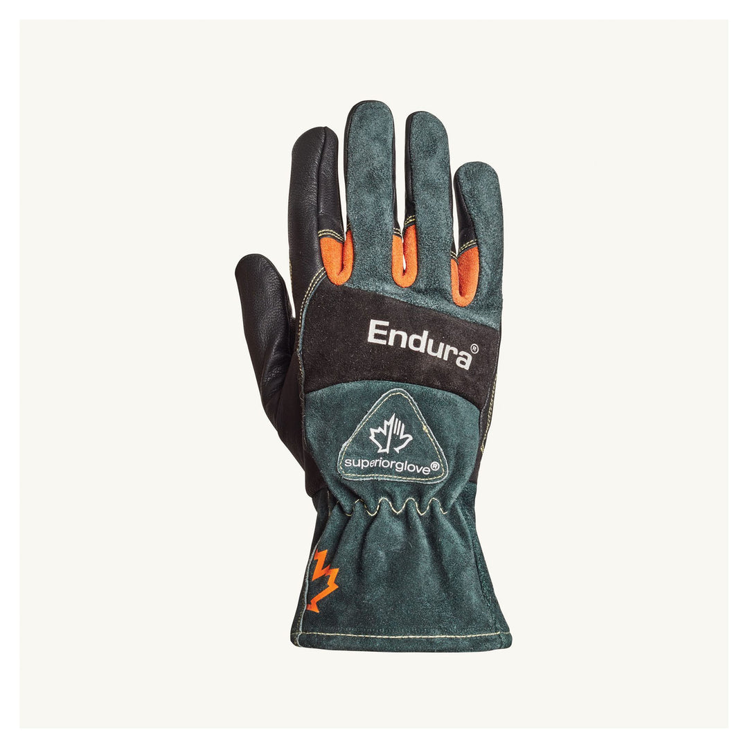 Reusable Gloves Superior Glove 398GLBBXXL Black Goat-Skin Gloves with TIG Reinforced Palm Lining and Back Kevlar Sewn (2X-Large)