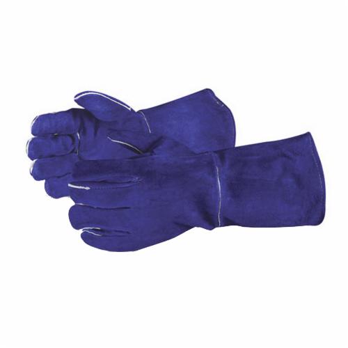 Superior Glove 505BU Endura Blue Split Welders Glove Fully Lined Kevlar Sewn Superior