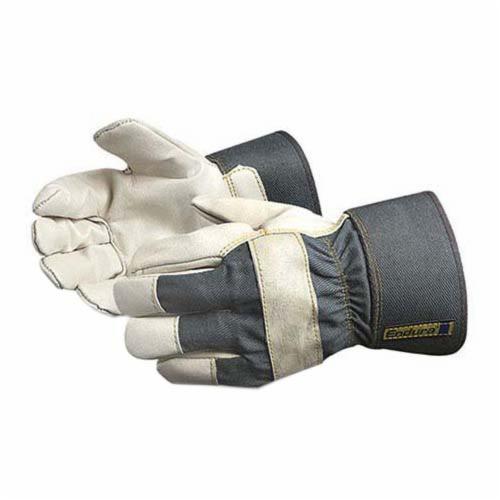 Reusable Gloves Superior Glove 76BFLL Ladies Cowhide Fitters Gloves with Fleece Lining and Safety Cuffs (Small)
