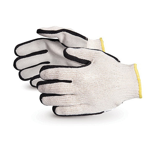 Reusable Gloves Superior Glove SQSWVB/XL String Gloves with Split Leather Palms and Sidewall Construction (X-Large)