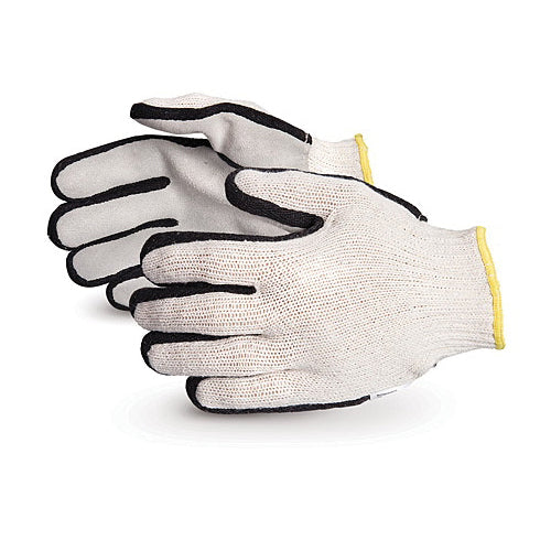 Reusable Gloves Superior Glove SQSWVB/L String Gloves with Split Leather Palms and Sidewall Construction (Large)