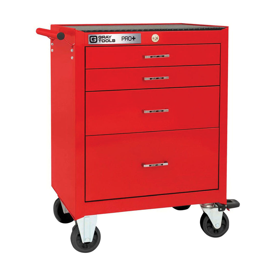 Storage Gray 93204 Pro+ 4 Dr Roller Cab 26 Inch X19 Inch
