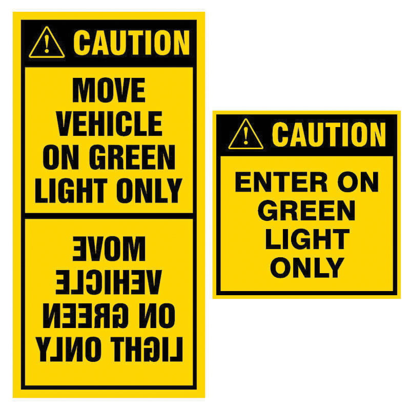 Traffic Control Ideal Whs Innovations 60-5431 Dock Traffic Warning Sign Combo English