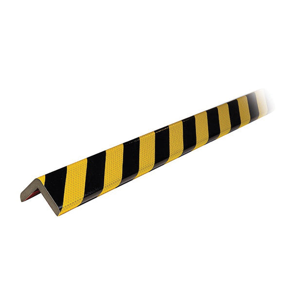 Knuffi Bumper Guards Ideal Whs Innovations 60-6857 Knuffi Model H+ Corner Bumper Guard Reflective Black/Yellow 1M
