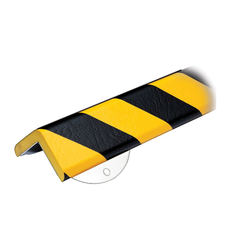Knuffi Bumper Guards Ideal Whs Innovations 60-6862 Knuffi Model H+ Corner Wall Protection Kit Black/Yellow 1/2M