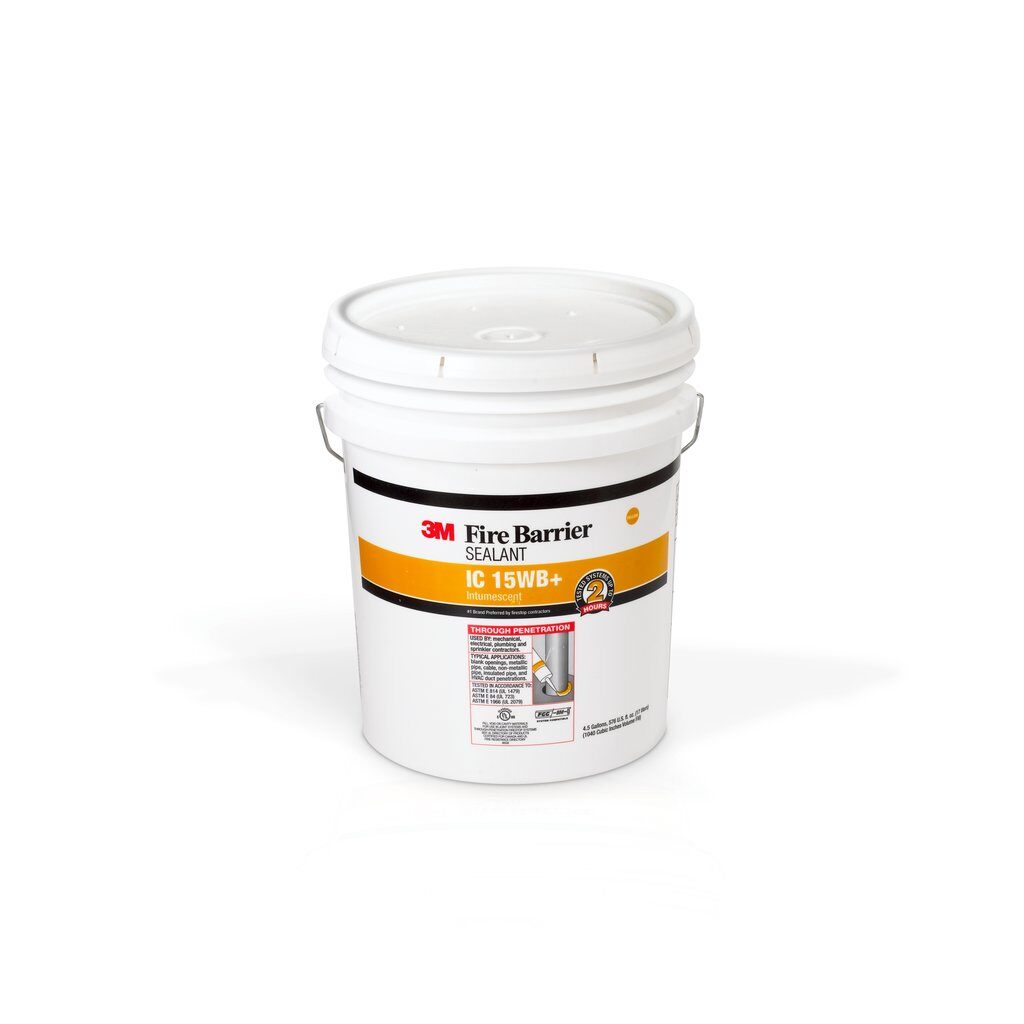Fire Barriers 3M IC15WB+4.5GAL Fire Barrier Sealant Ic 15Wb+ 4.5 Gallon Pail