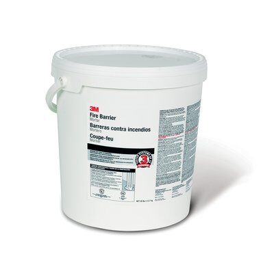 Fire Barriers 3M FB-MOR-PAL-28LBS Fire Barrier Mortar Grey 5 Gal