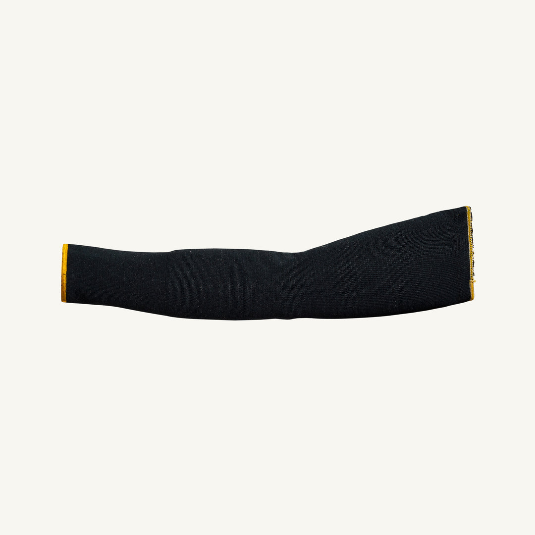 Reusable Sleeves Superior Glove KBKB1T18/M Sleeves - 18 Inch Flame Retardant Blended Black Kevlar with Stayz-Up Armbands (Medium)