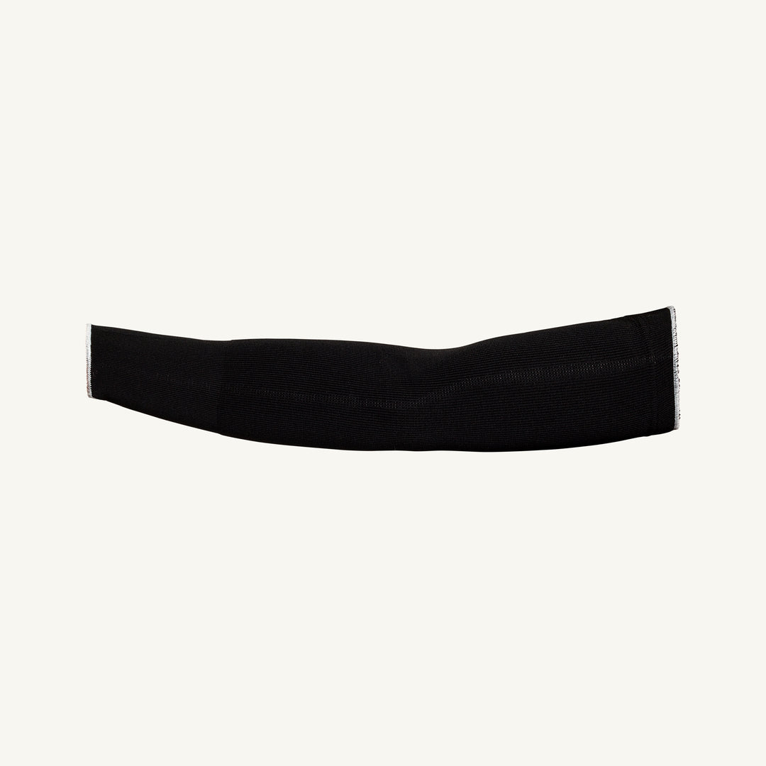 Superior Glove KP1T14/S Black Cutban Sleeve Tapered Knit Single Layer,14 Inch ANSI A2 Cut
