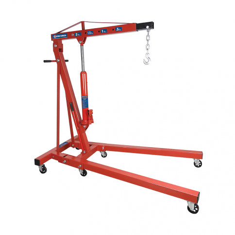 King Canada KFC-2TC Folding Shop Crane, Hydraulic, 2 Ton