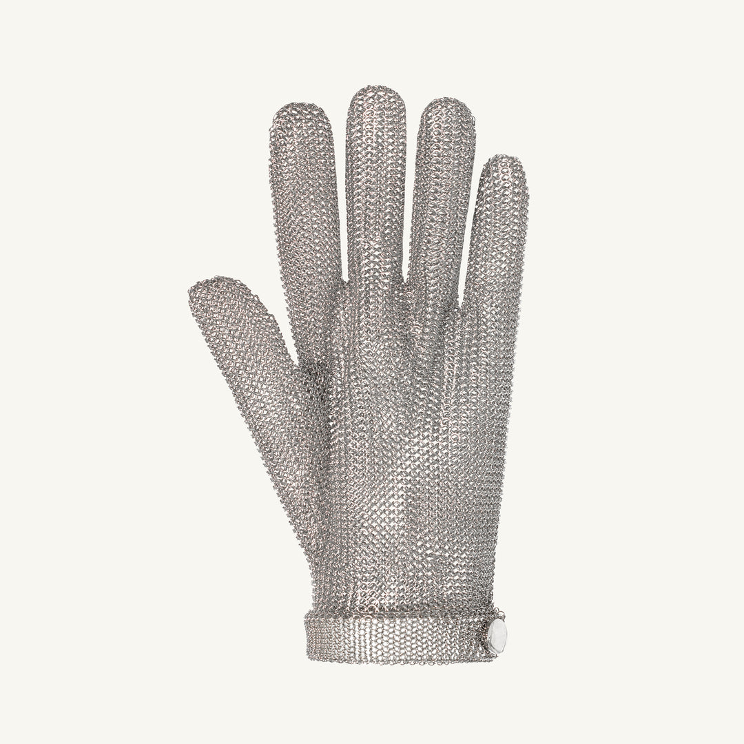Superior Glove MMG-2XL Stainless Steel Mesh Butchers Glove Reversible Plastic Strap & Replacement Rubber Strap ANSI A9