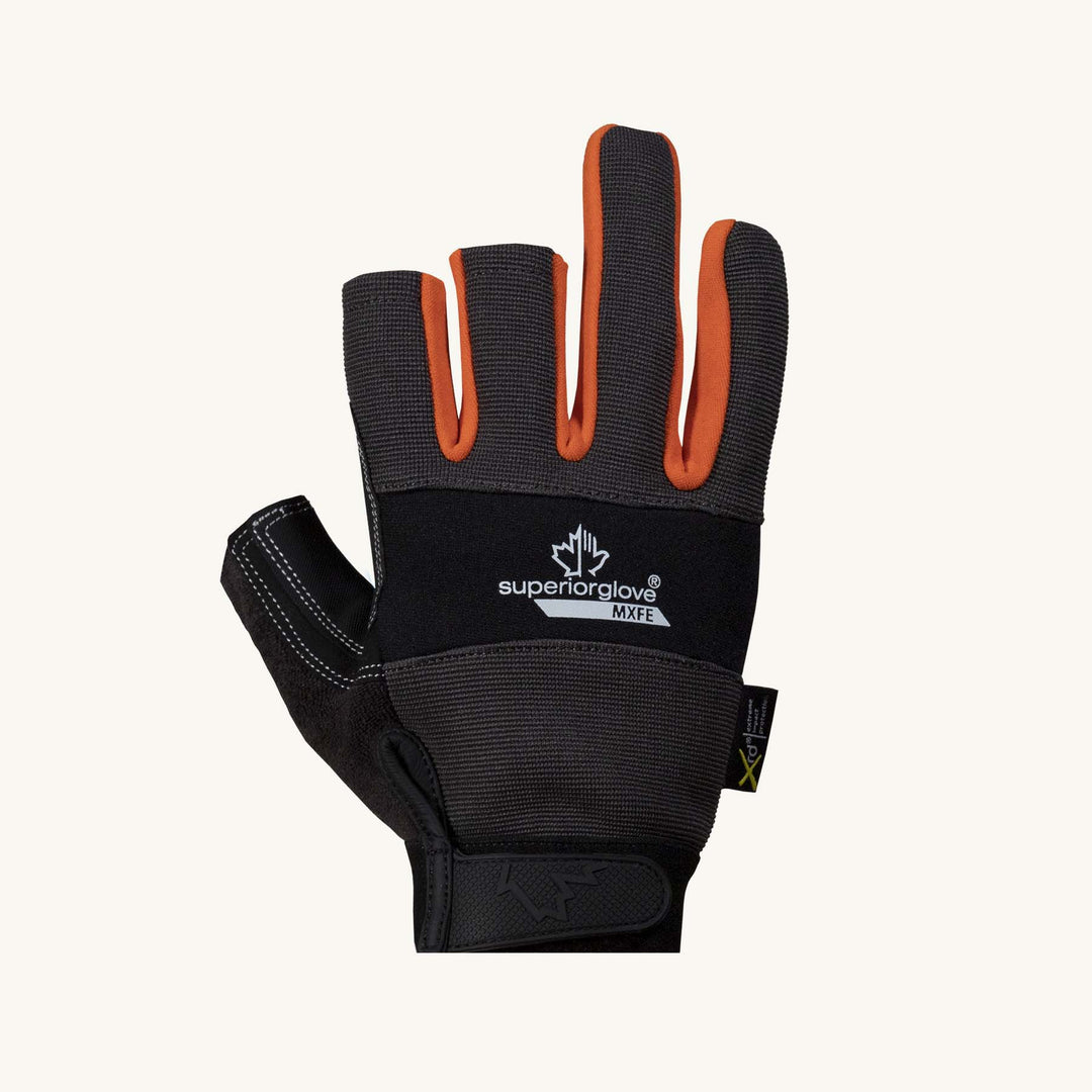 Superior Glove MXFE/XL Clutchgear Framers Glove Split Palm 1/2 Thumb/Index/Middle Fingers Superior