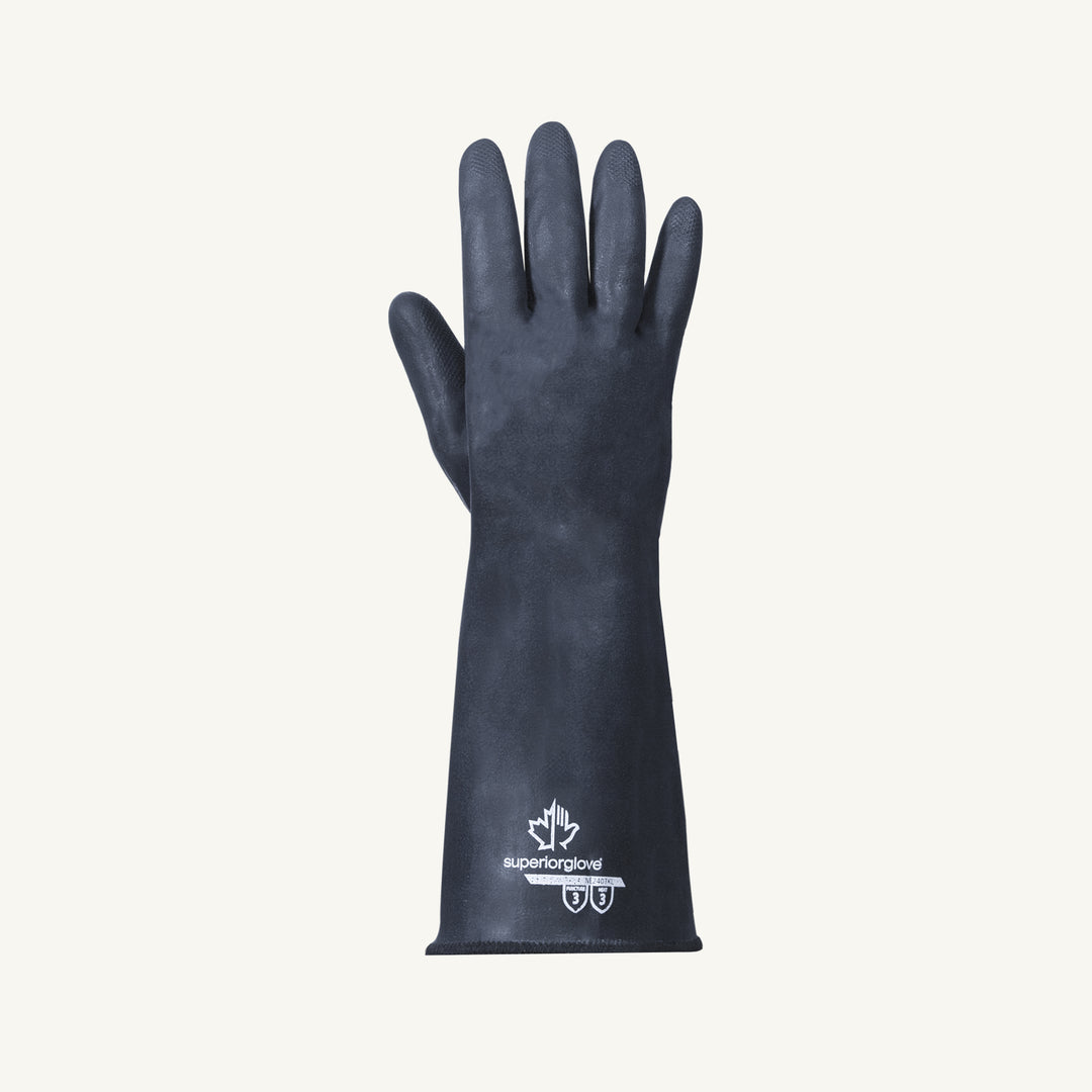 Superior Glove NE240TKL-7 Chemstop Neoprene Heavy Duty Fryer'S Glove Terry Knit Lined 16In