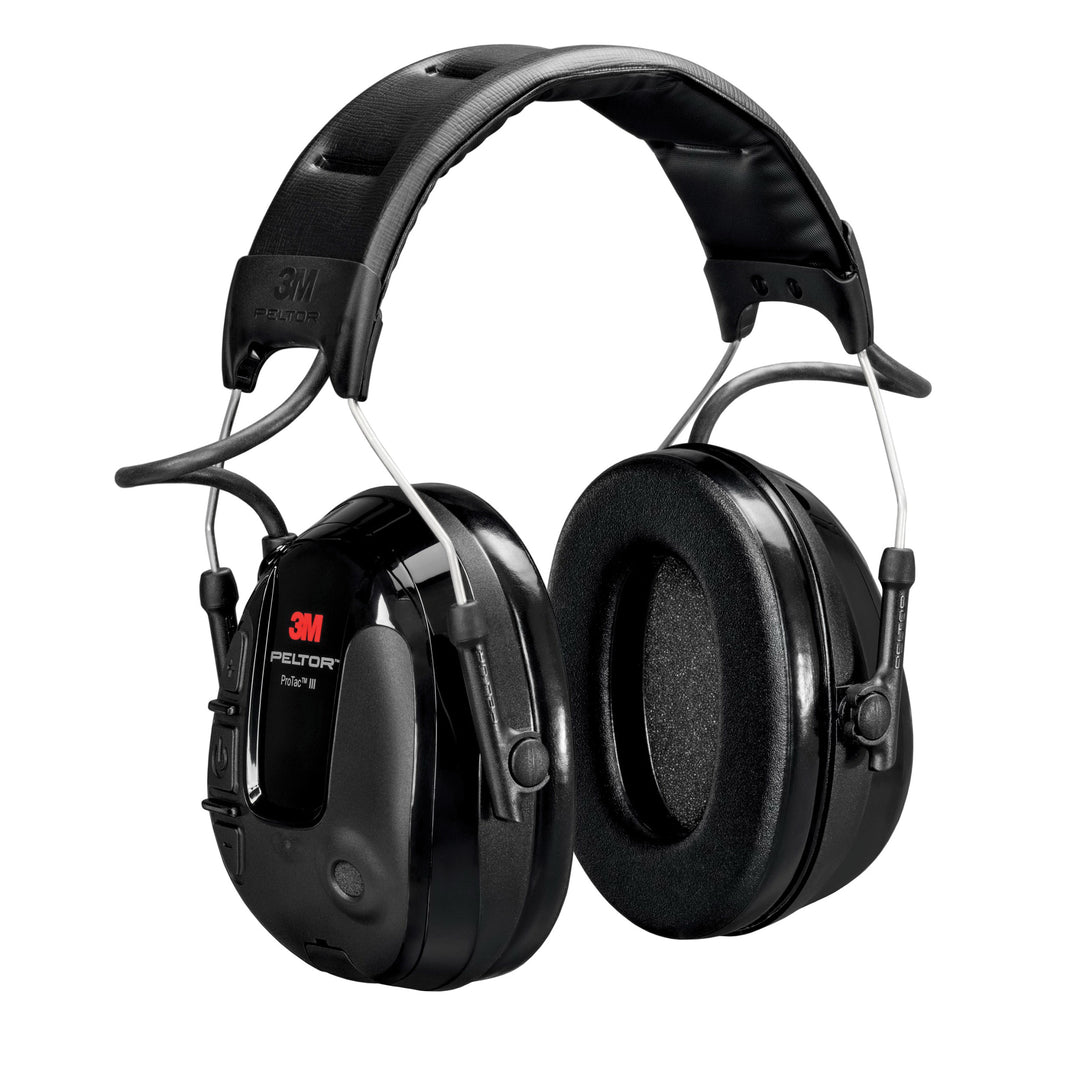 3M MT13H220A 3M Peltor ProTac III Slim Headset MT13H220A Black Headband 21 dB 1/Case 3M 7100088456