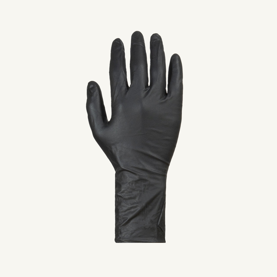 Disposable Gloves Superior Glove RD8BNPF12XX Nitrile Gloves Powder-Free in Black - 12 Inch Length (2X-Large)