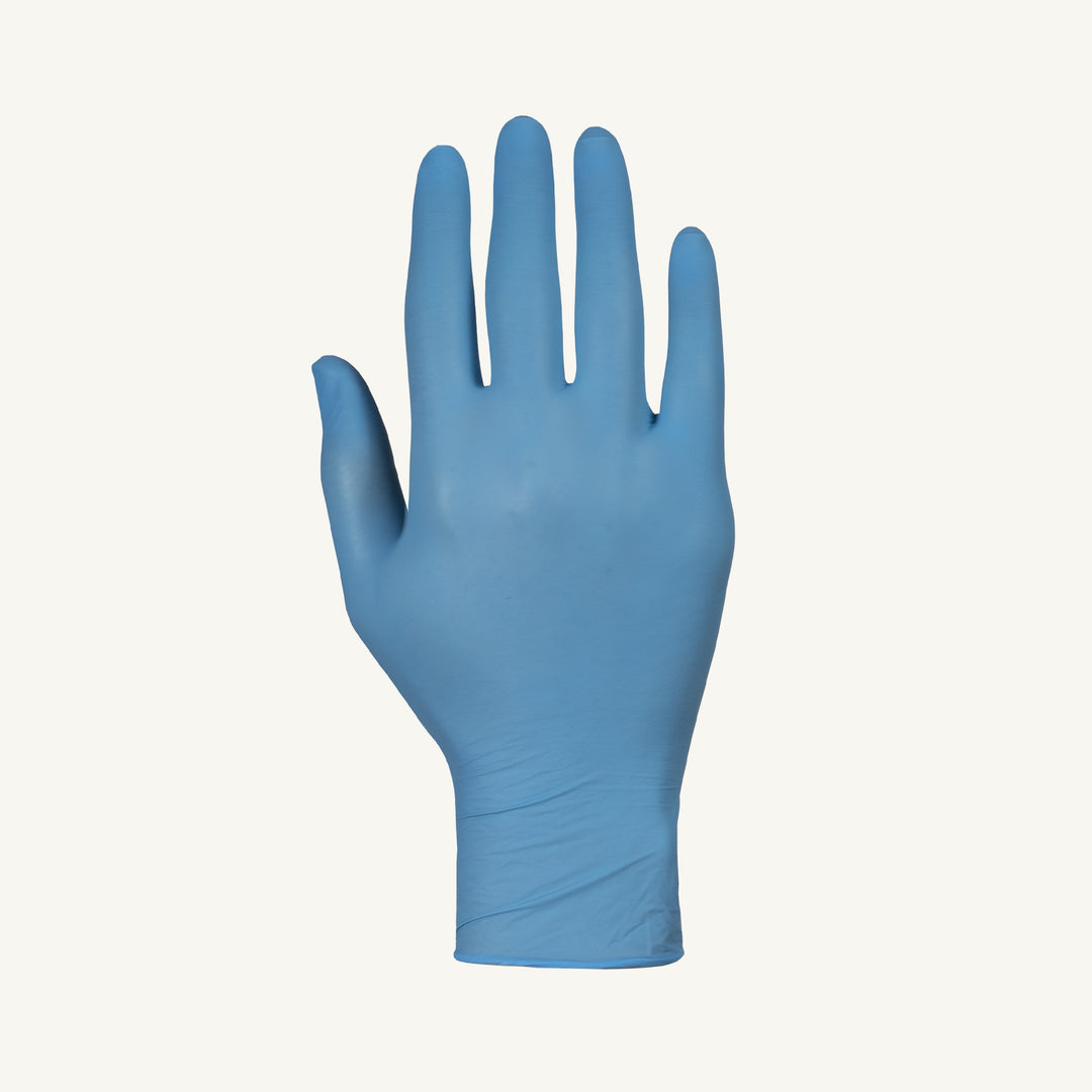 Disposable Gloves Superior Glove RDCNPF/M Nitrile Gloves - Powder-Free Industrial Grade in Blue (Medium)