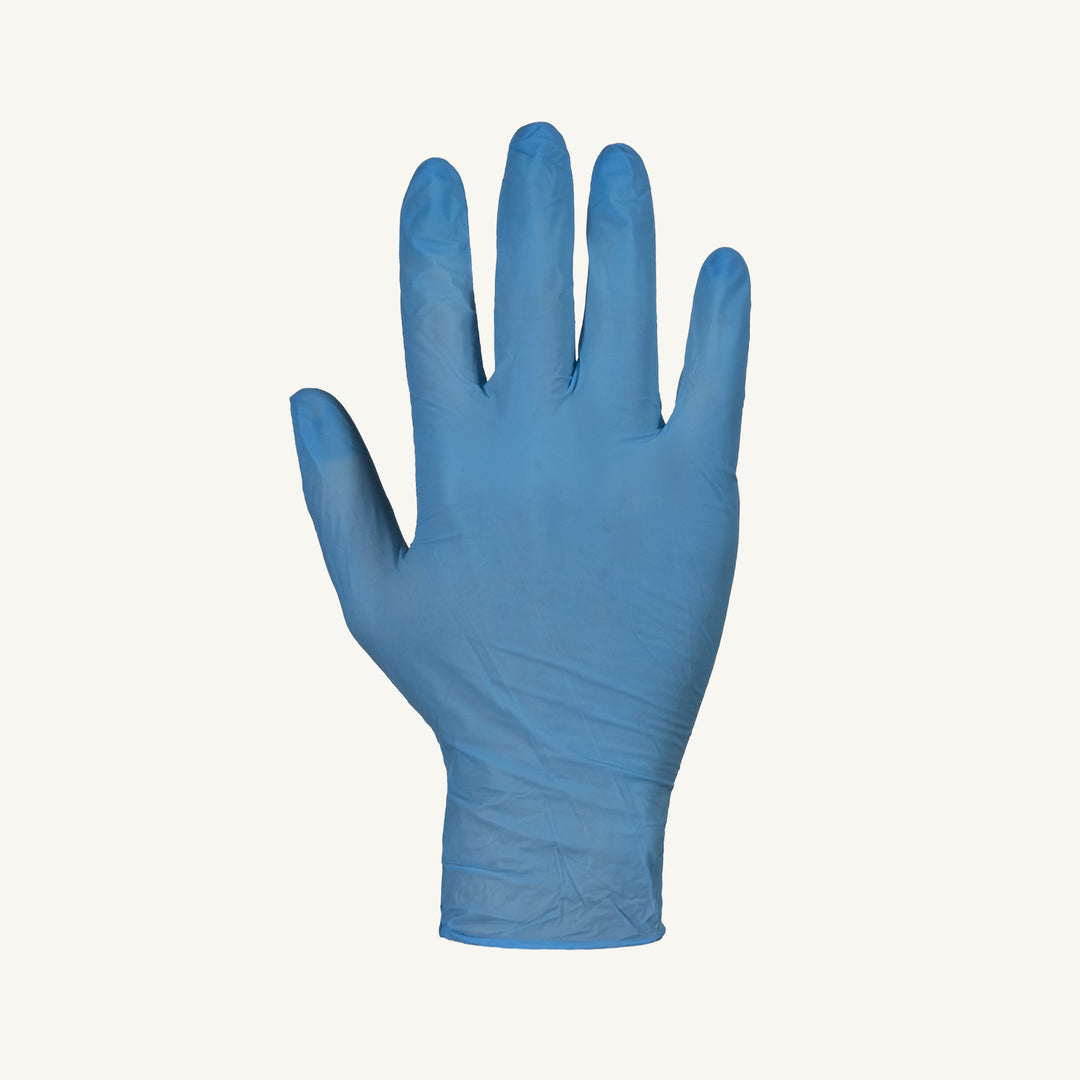 Disposable Gloves Superior Glove RDNPF/L Medical Grade Nitrile Gloves - Powder-Free in Blue (Large)