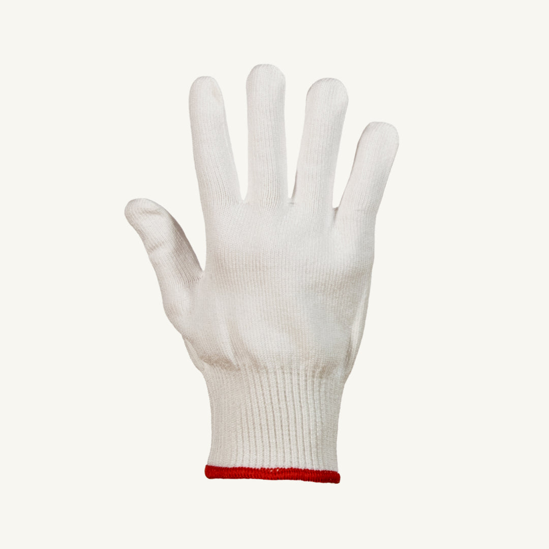 Superior Glove S13CPWH/XL Arctic Knit String 13ga Comfortrel / Poly Winter Gloves Liner White