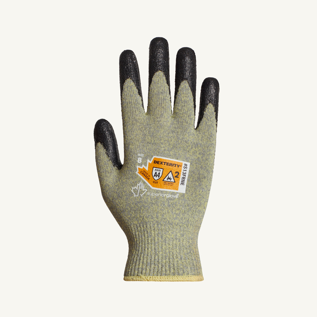 Reusable Gloves Superior Glove S13FRNE-10 Flame Resistant Gloves 13-Gauge and Neoprene Palms (Size 10)