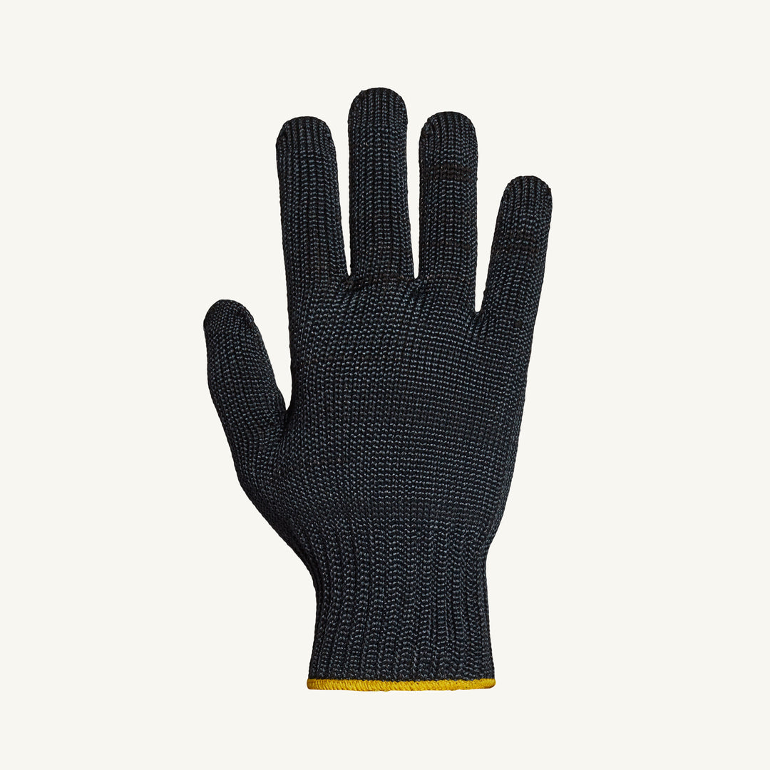 Reusable Gloves Superior Glove SBKG/L Heavyweight Kevlar Gloves in Black (Large)