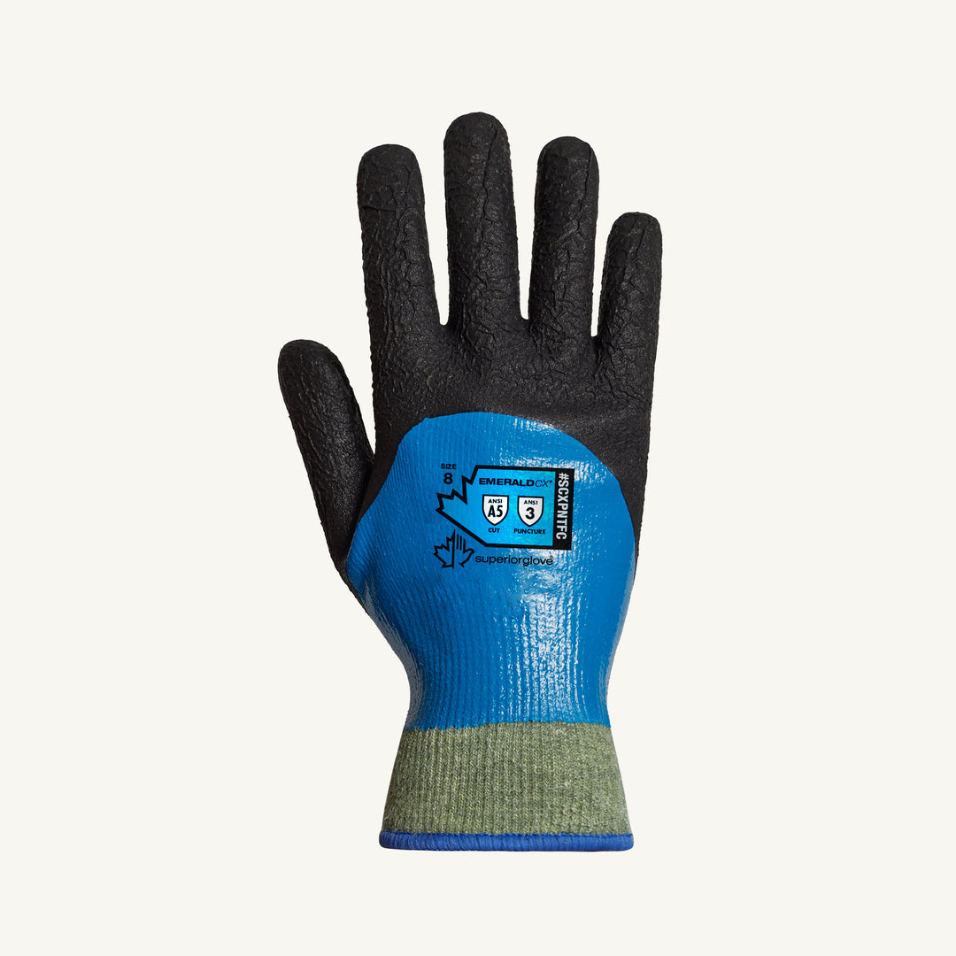 Reusable Gloves Superior Glove SCXPNTFC10 Kevlar/Steel Gloves with Full Nitrile Coating and Micropore Nitrile Palms (Size 10)