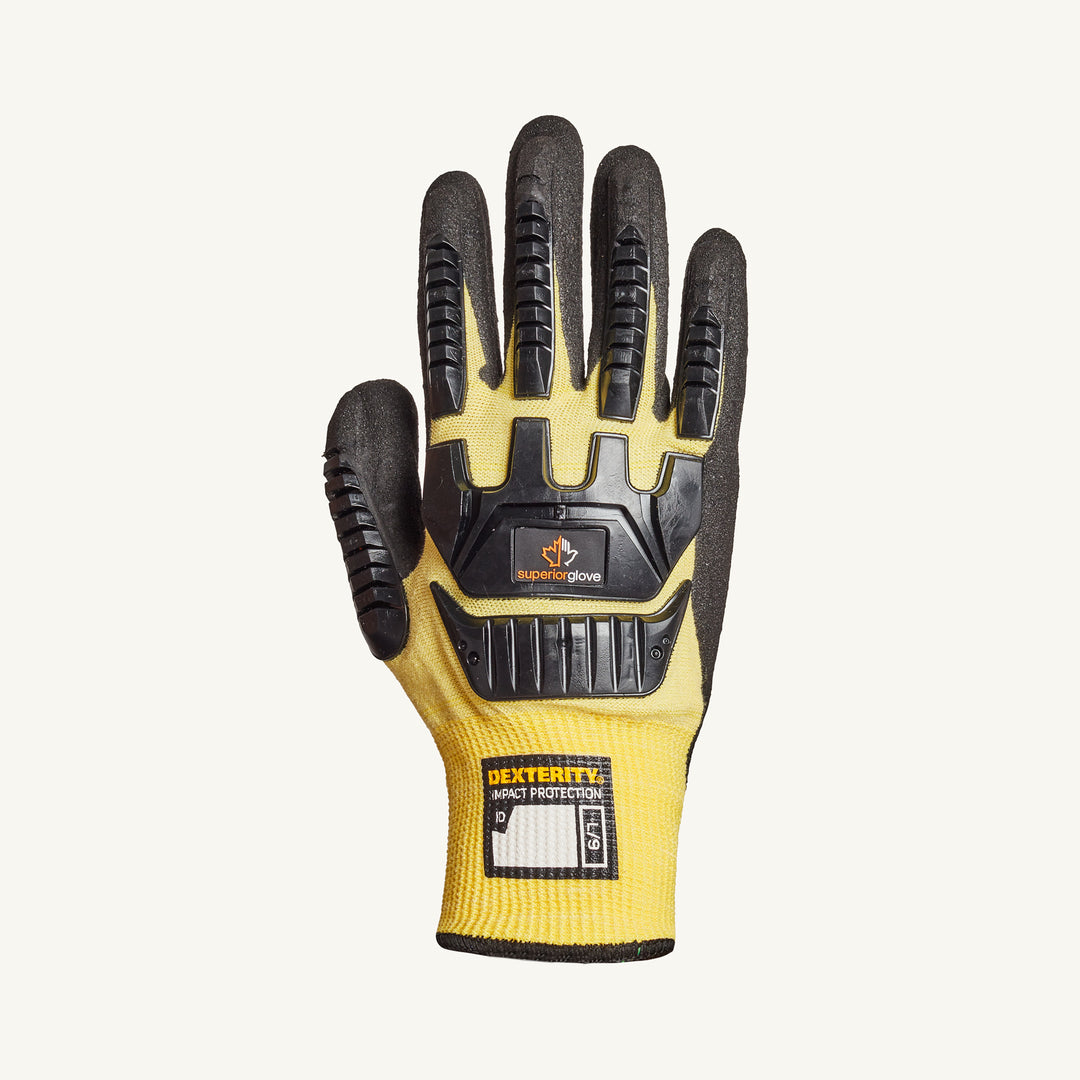 Reusable Gloves Superior Glove SKGPNVB/L Blended Kevlar Gloves with Micropore Nitrile Palms and Anti-Impact Taper Back (Large)