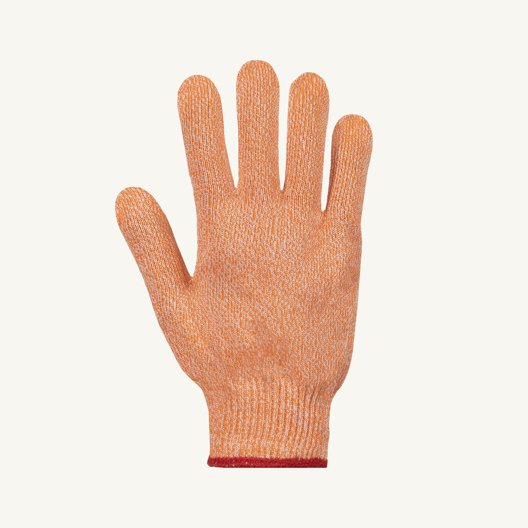 Reusable Gloves Superior Glove STA5O/L Cut Resistant Knit Gloves in Orange (Large)