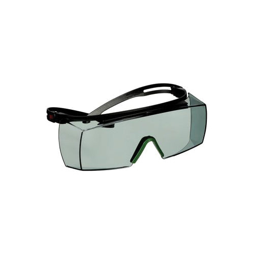 3M 7100222922 3M SecureFit 3700 Series Safety Glasses SF3717AS-BLK Black Temple IR 1.7 Grey OTG Anti-Scratch Lens 10/Case 3M 7100222922
