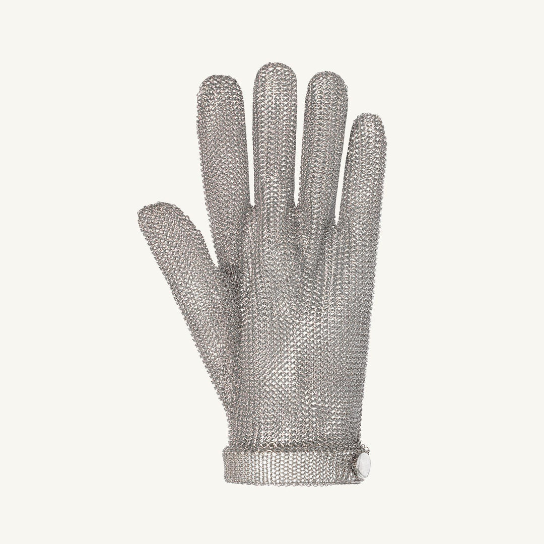 Reusable Gloves Superior Glove MMG-XL Stainless Steel Mesh Butchers Glove Reversible Plastic Stap & Replacement Rubber (X-Large)