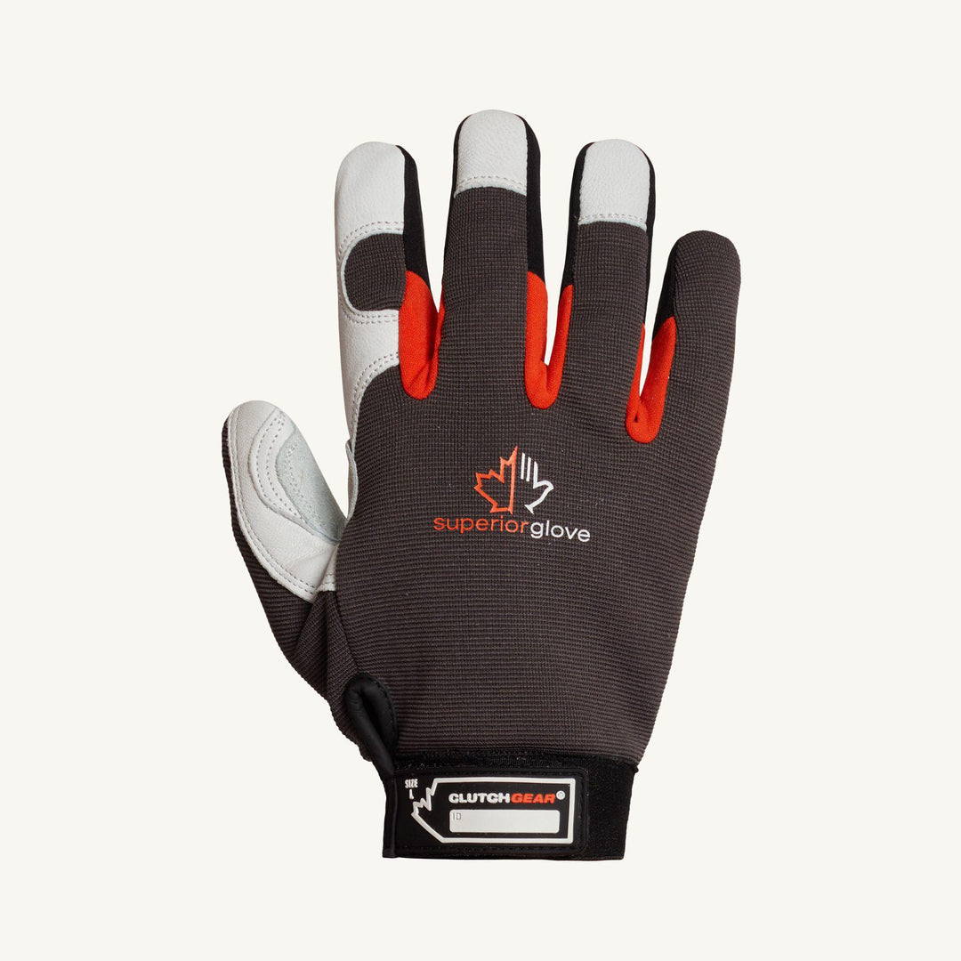 Reusable Gloves Superior Glove MXGCETFL/XL Goat-Skin Mechanics Gloves with Split Palm Patch and Thinsulate & Fleece Liner (X-Large)