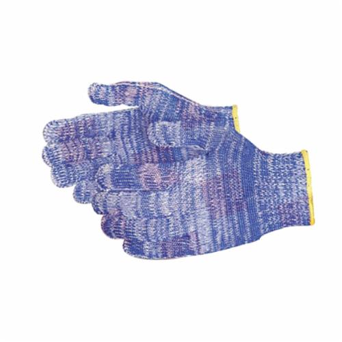 Reusable Gloves Superior Glove SNWCPLP/L Composite-Knit Gloves with Split Leather Palms in Blue (Large)