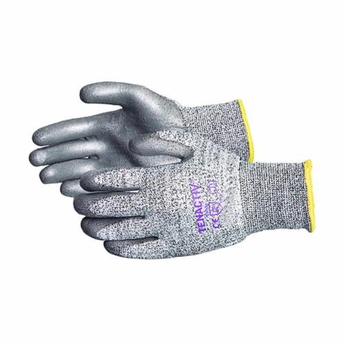 Reusable Gloves Superior Glove STAFGPU-9 Composite Filament Fiber Cut-Resistant Knit Gloves with Polyurethane Palms (Size 9)