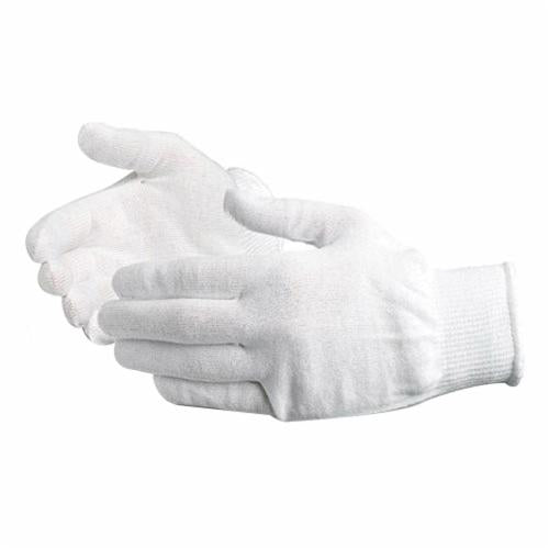 Reusable Gloves Superior Glove S13THWH/M Winter Glove Liner in White (Medium)