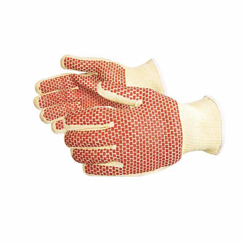Reusable Gloves Superior Glove SKC/C2NBWL Hot Mill Gloves with Double-Sided Nitrile Blocks (Large)