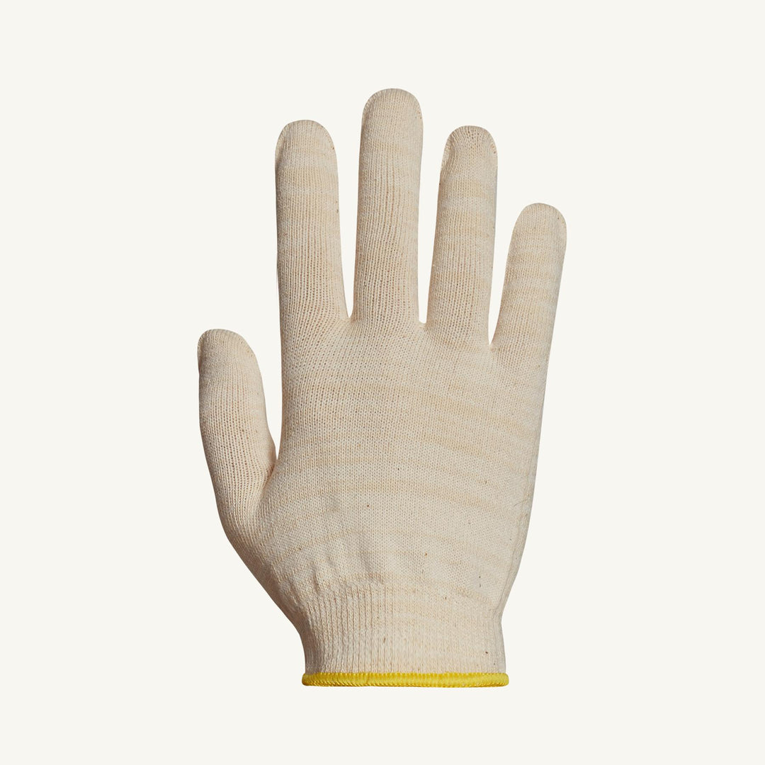 Reusable Gloves Superior Glove S13CL/XS Stretch Fit Gloves - String Knit Cotton/Lycra (X-Small)