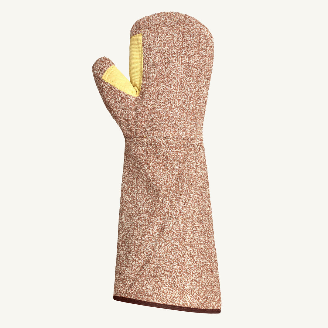 Reusable Gloves Superior Glove TBMOB 17 Inch Heavy-Duty Terrycloth Mitt with Oilbloc and Kevlar Thumb Patch (One Size)