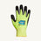 Reusable Gloves Superior Glove STAGHVPN-5 Hi-Viz Composite Knit Gloves with Micropore Nitrile Palms (Size 5)