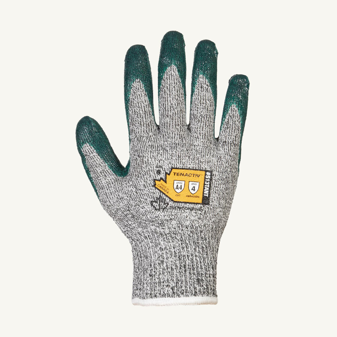 Reusable Gloves Superior Glove S13TANT-7 13-Gauge High Performance Cut-Resistant Gloves with Zedcoat Nitrile Coated Palms (Size 7)
