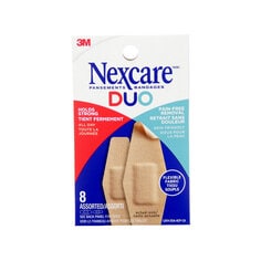 3M DSA-8CP-CA Nexcare Duo Bandages DSA-8CP-CA Assorted Sizes 8/pack 3M 7100250875