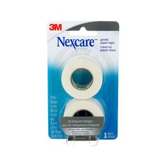 3M 781-2PK-CA Nexcare Gentle Paper Tape 781-2PK-CA 1 in x 360 in (25.4 mm x 9.1 m) 2/Pack 3M 7100187764