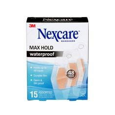 Bandages 3M MHW-15-CA Nexcare Max Hold Waterproof Bandages Assorted 15c MHW-15-CA