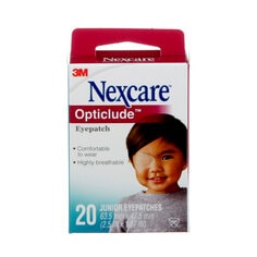 Bandaging, Gauze, Pads & Wraps 3M 1537 Nexcare Opticlude Eye Patch Junior 2 1/2 in x 1 1/4 in 20 Per Box